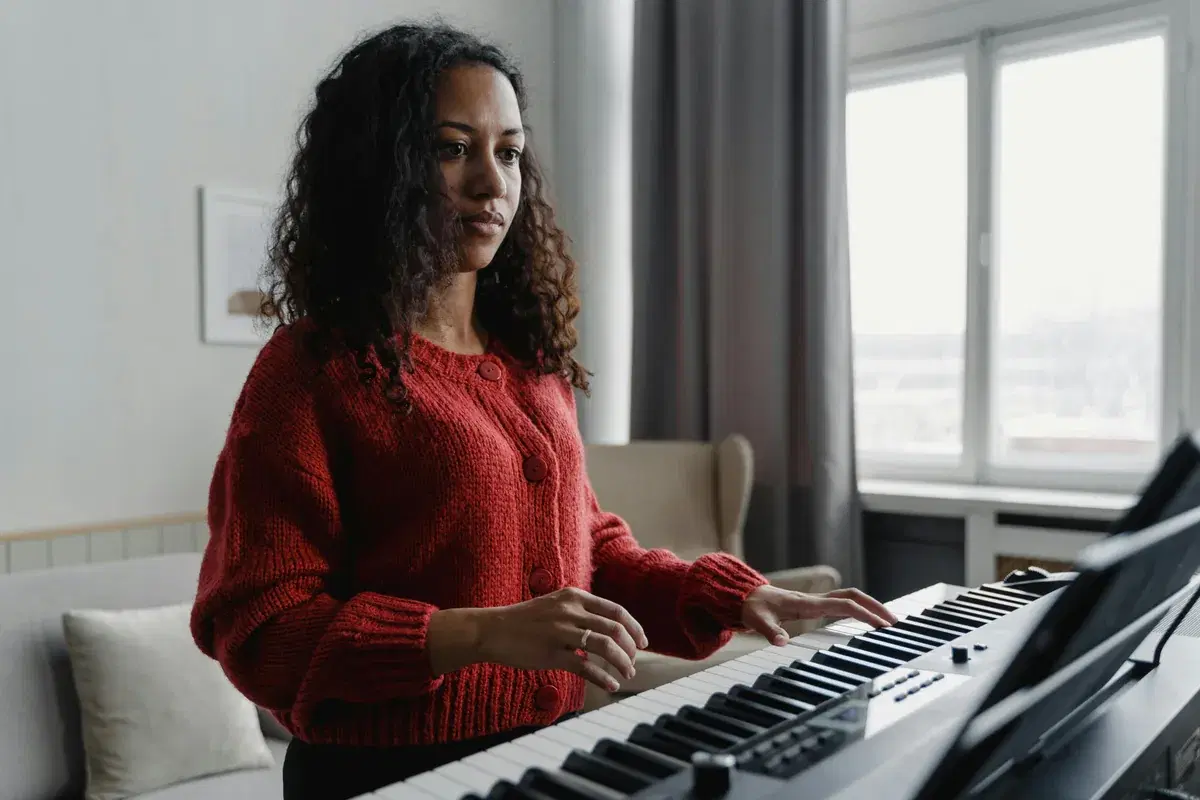 Chords piano learning feature
